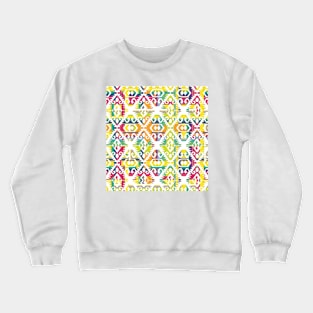 Multi Colour Southwest Aztec Pattern Crewneck Sweatshirt